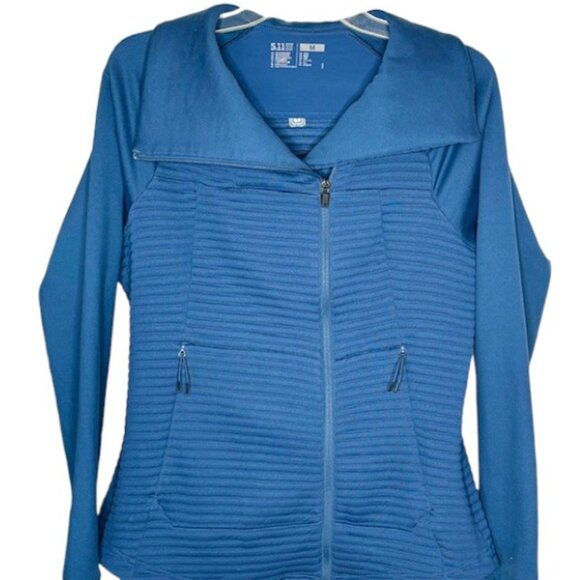 5.11 Crystal Hybrid Full Zip Jacket - Ensign Blue - M - Picture 3 of 9